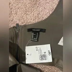 Forever 21 Tops Forever Faux Leather Crop Top Poshmark